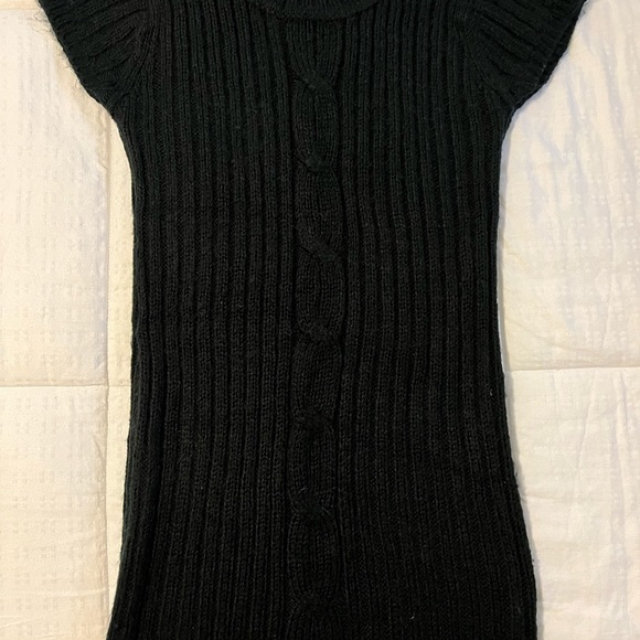 Wet seal black sweater dress size Medium - Picture 2 of 4